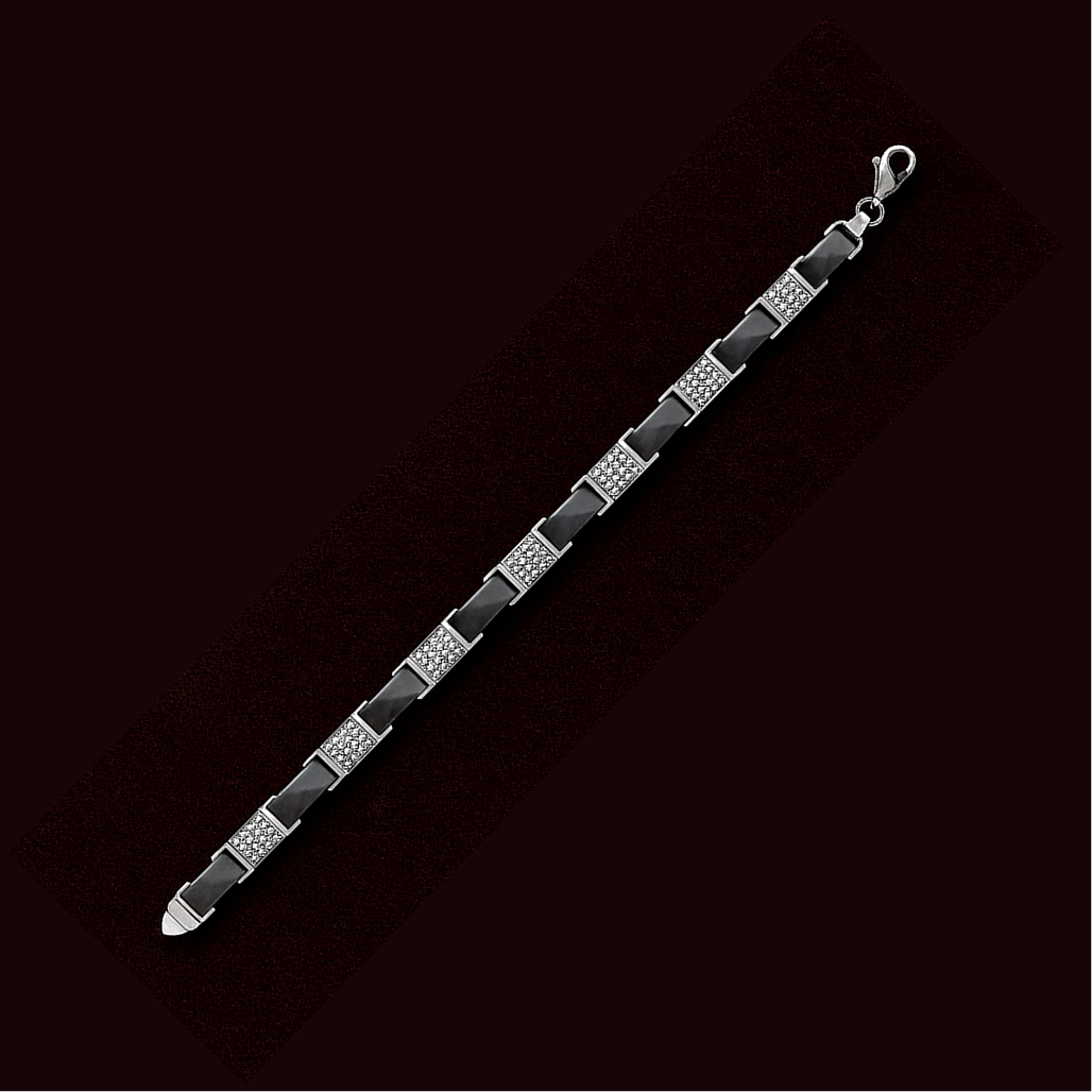 925 Silver Noir Elegance Bracelet