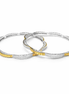 Heritage Duo Bangle Set – 925 Sterling Silver
