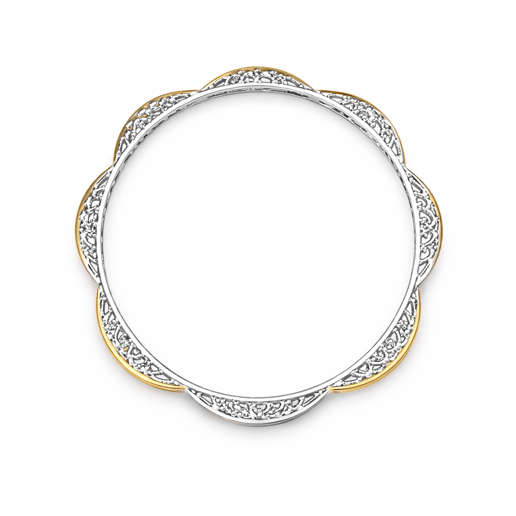 Heritage Duo Bangle Set – 925 Sterling Silver
