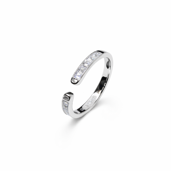 Aira Baguette Open Ring