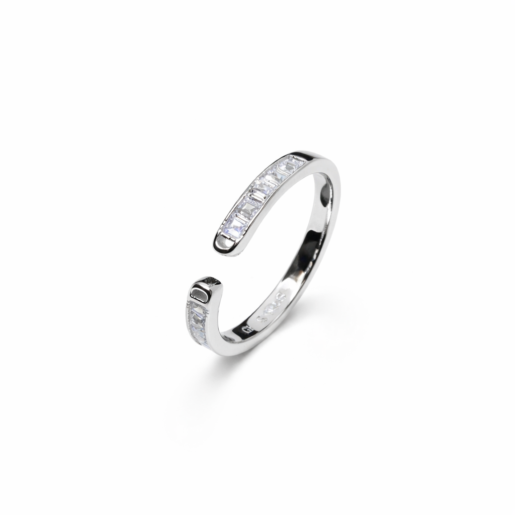 Aira Baguette Open Ring