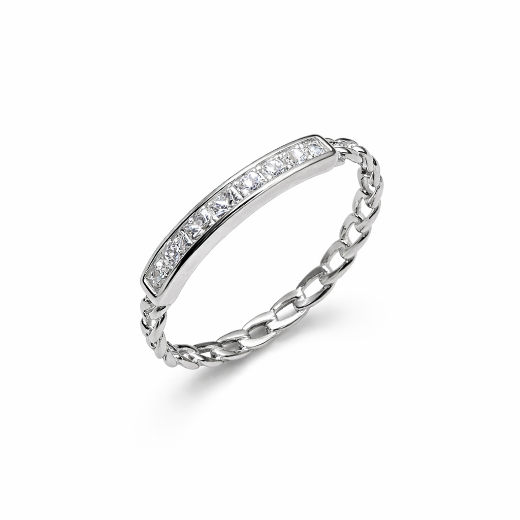 Elara Chain Bar Ring