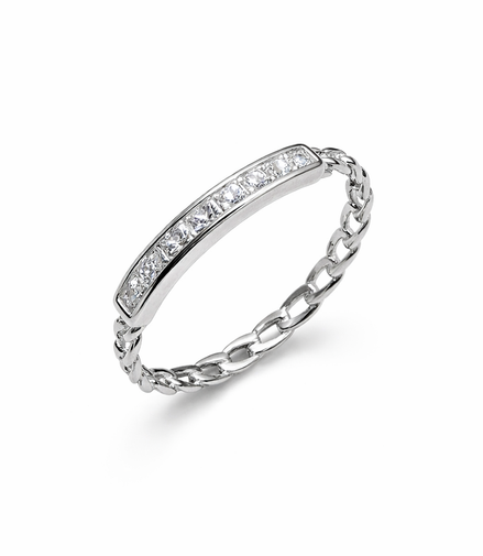 Elara Chain Bar Ring