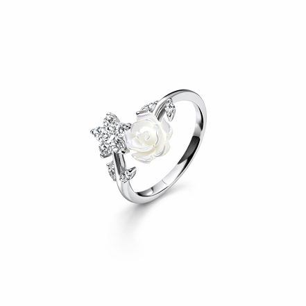 Enchanted Rose Adjustable Ring