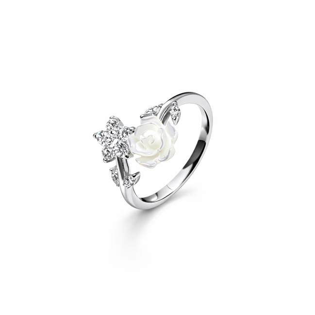 Enchanted Rose Adjustable Ring