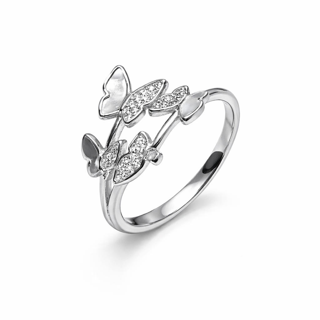 Mariposa Multi-Butterfly Ring
