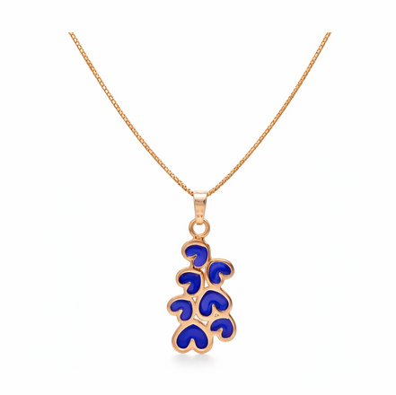 Sapphire Amora 92.5 Sterling Silver Heart Pendant Necklace