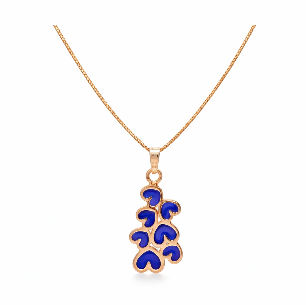 Sapphire Amora 92.5 Sterling Silver Heart Pendant Necklace