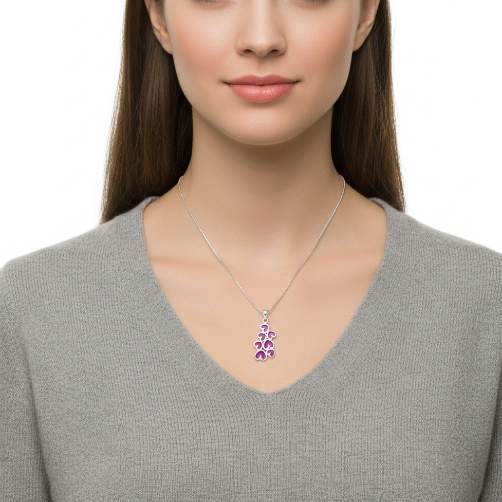 Blush Amora 92.5 Sterling Silver Heart Pendant Necklace