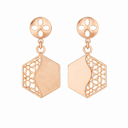 Aurora Hexa Bloom Necklace Set