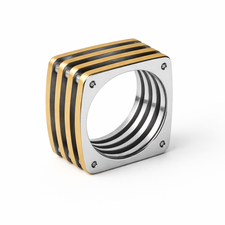 Imperial Grid Ring For Him
