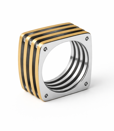Imperial Grid Ring For Him