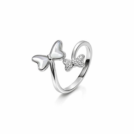Twin Papillon Wrap Ring