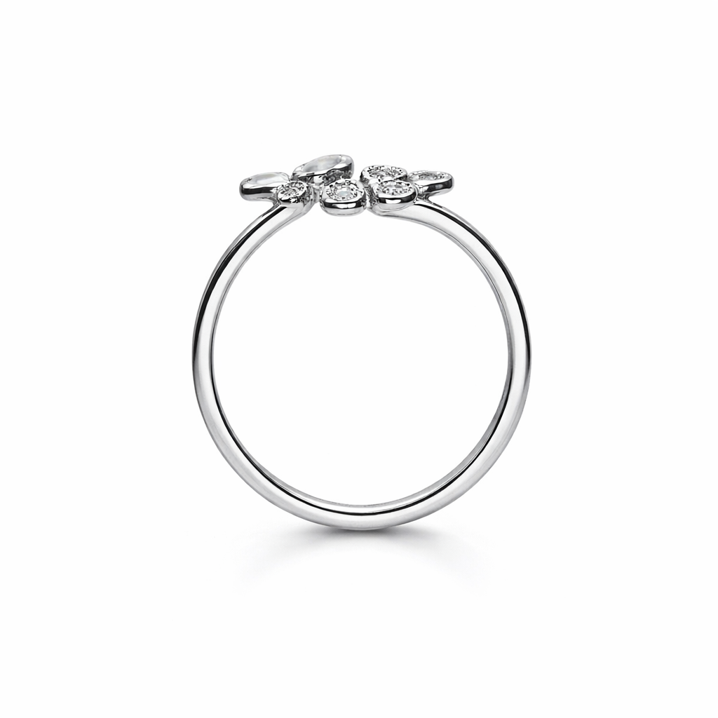 Twin Papillon Wrap Ring
