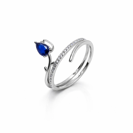 Nyla Blue Grace Ring