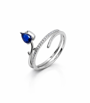 Nyla Blue Grace Ring