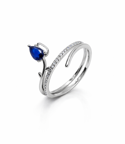 Nyla Blue Grace Ring