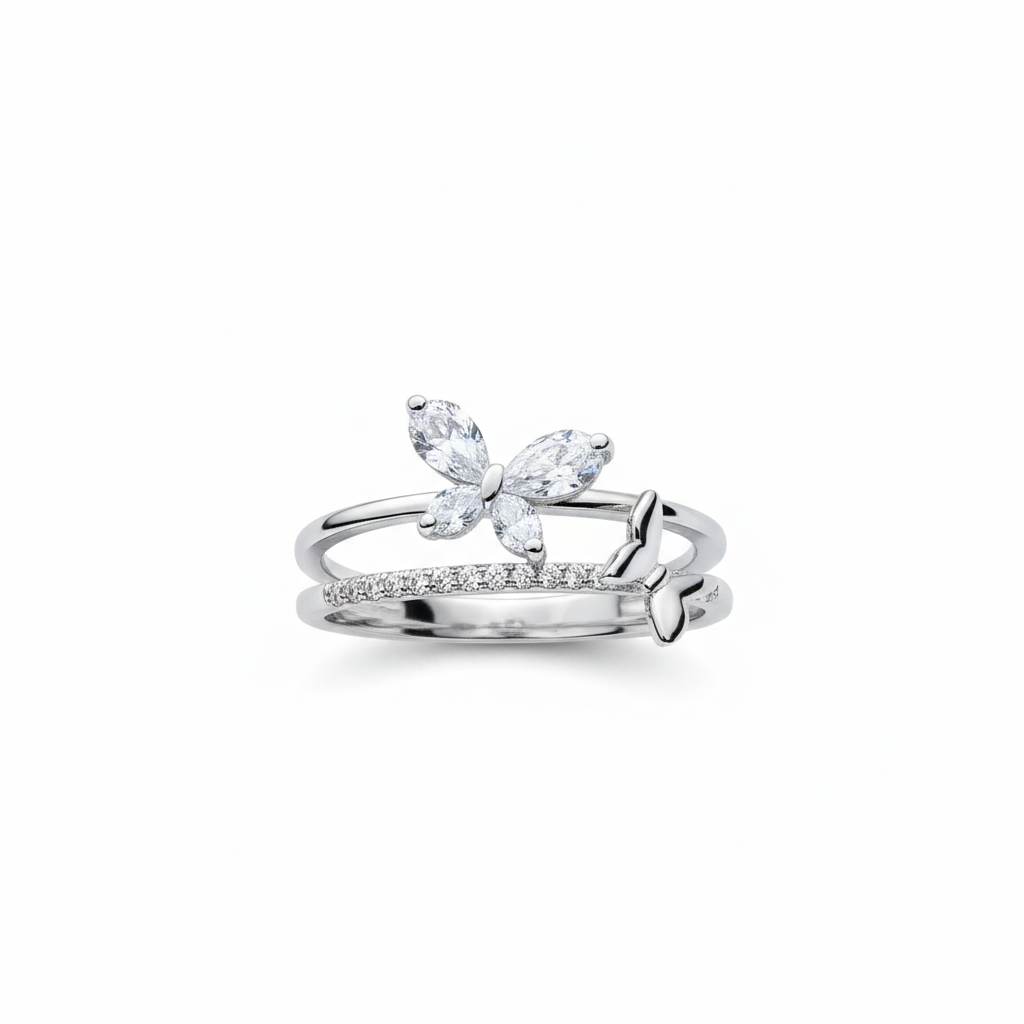 Sweetheart Soulmate Butterfly Ring