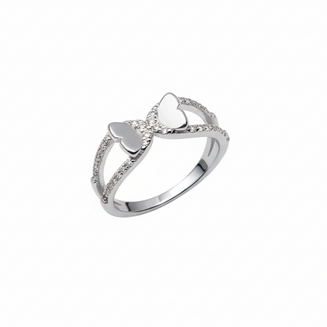 Elina Twin Butterfly Ring
