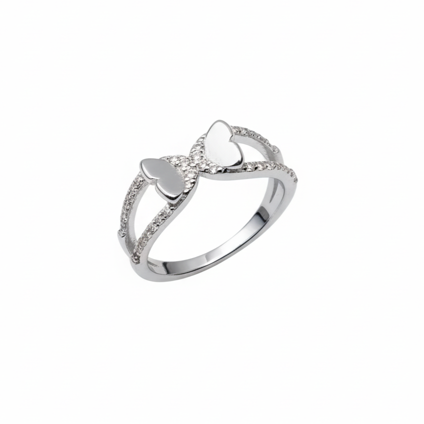 Elina Twin Butterfly Ring