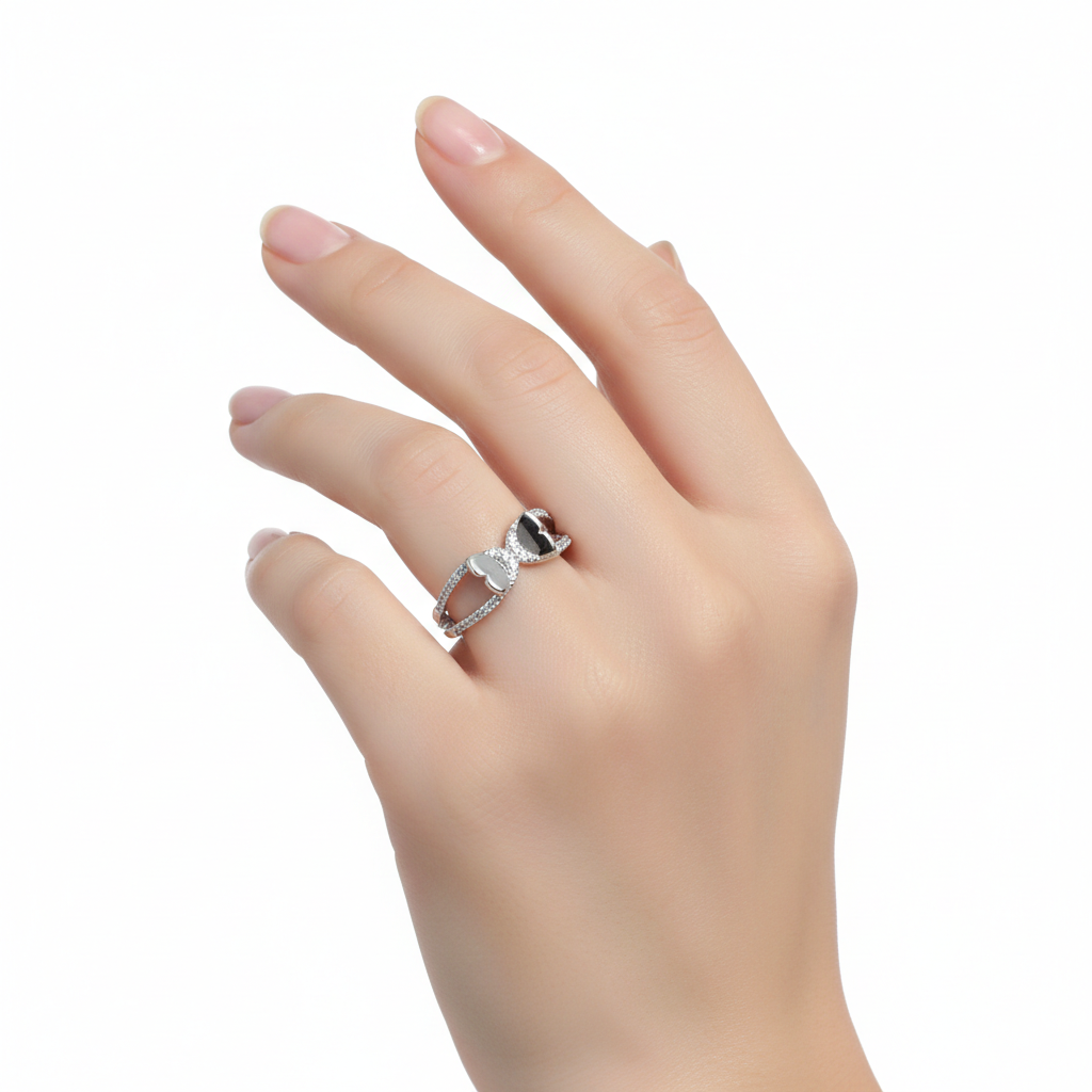 Elina Twin Butterfly Ring