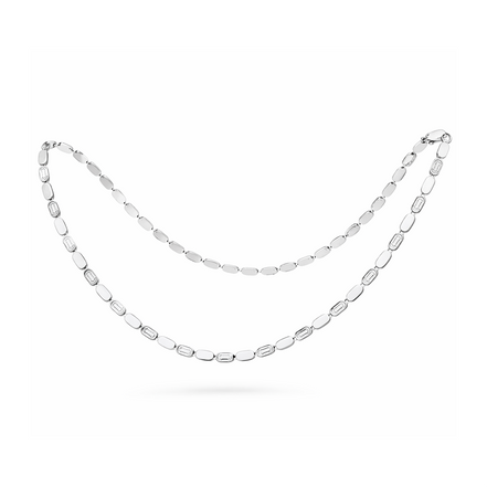 925 Sterling Silver Oval Link Chain for Men