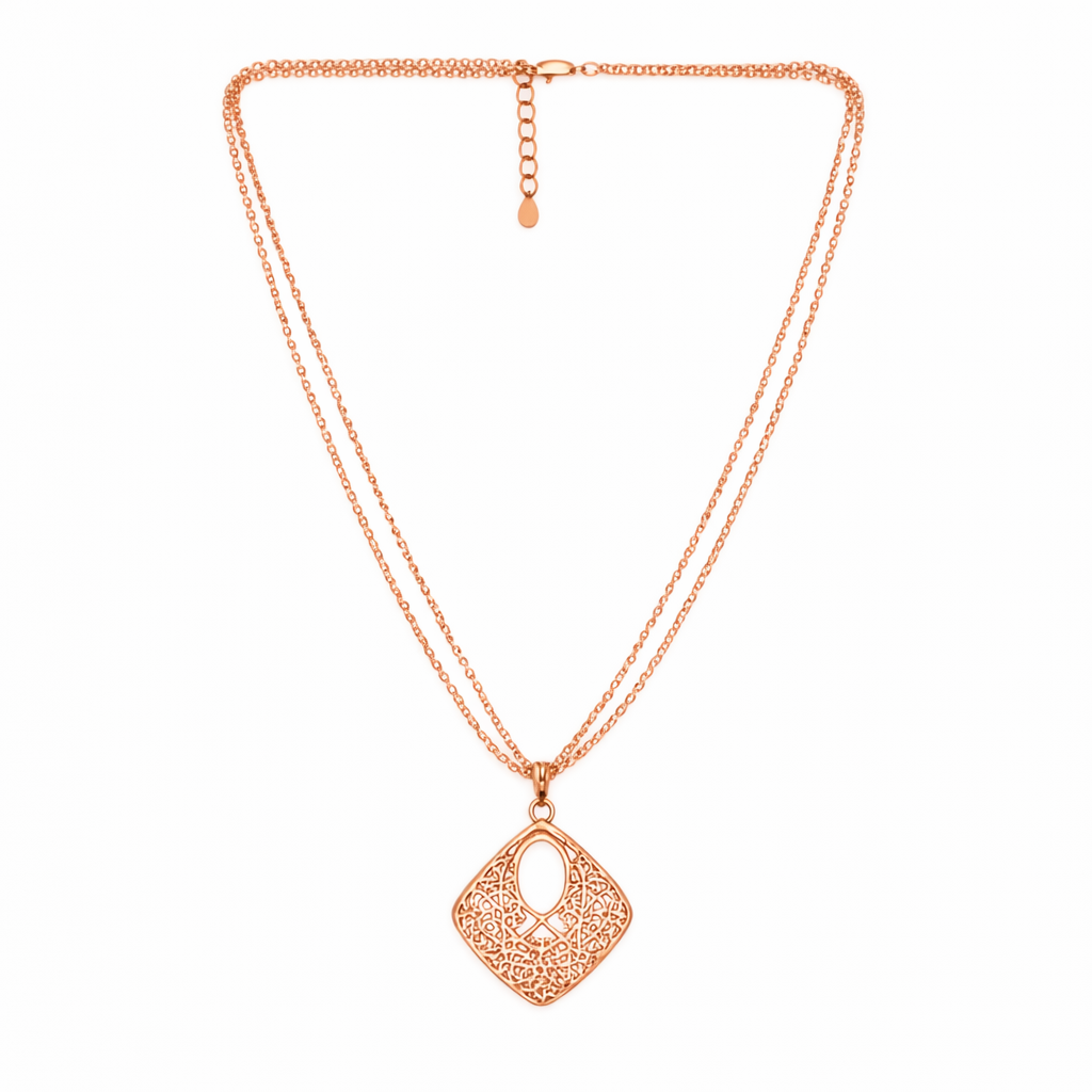 Ethereal Grace Filigree Necklace Set