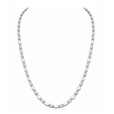 925 Sterling Silver Oval Link Chain for Men