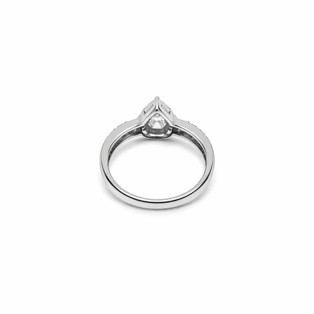 Celestia Halo Solitaire Ring