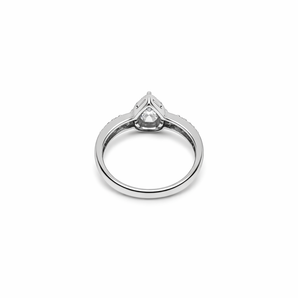 Celestia Halo Solitaire Ring
