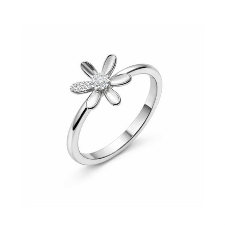Sweet Daisy Solitaire Band