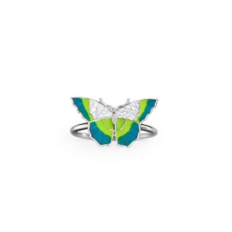 Aurora Wing Enamel Ring