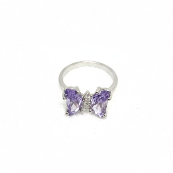 Lilac Monarch Butterfly Ring (Purple)