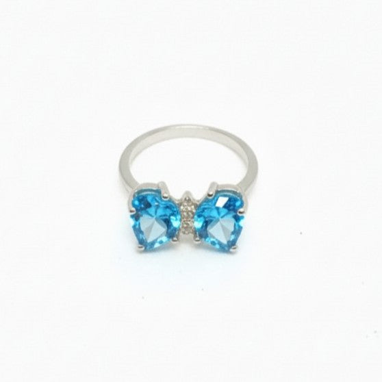 Lilac Monarch Butterfly Ring (Nurish Blue)