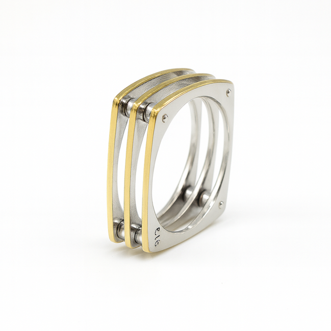 Imperial Grid Ring For Him
