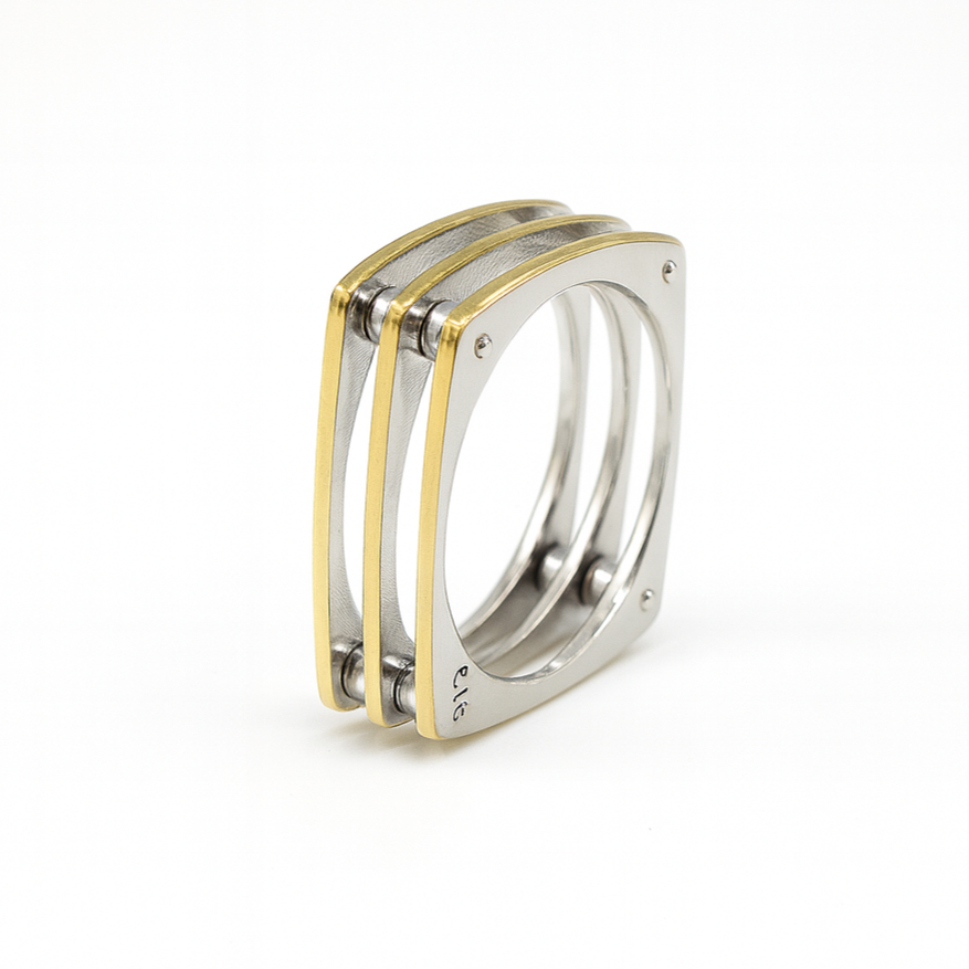 Imperial Grid Ring For Him