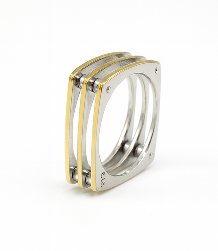 Imperial Grid Ring For Him