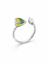 Verde Halo Love Ring