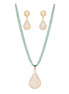 Celeste Teardrop Filigree Necklace Set