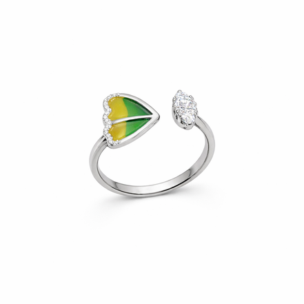 Verde Halo Love Ring