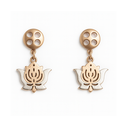 Divine Lotus Harmony Necklace Set