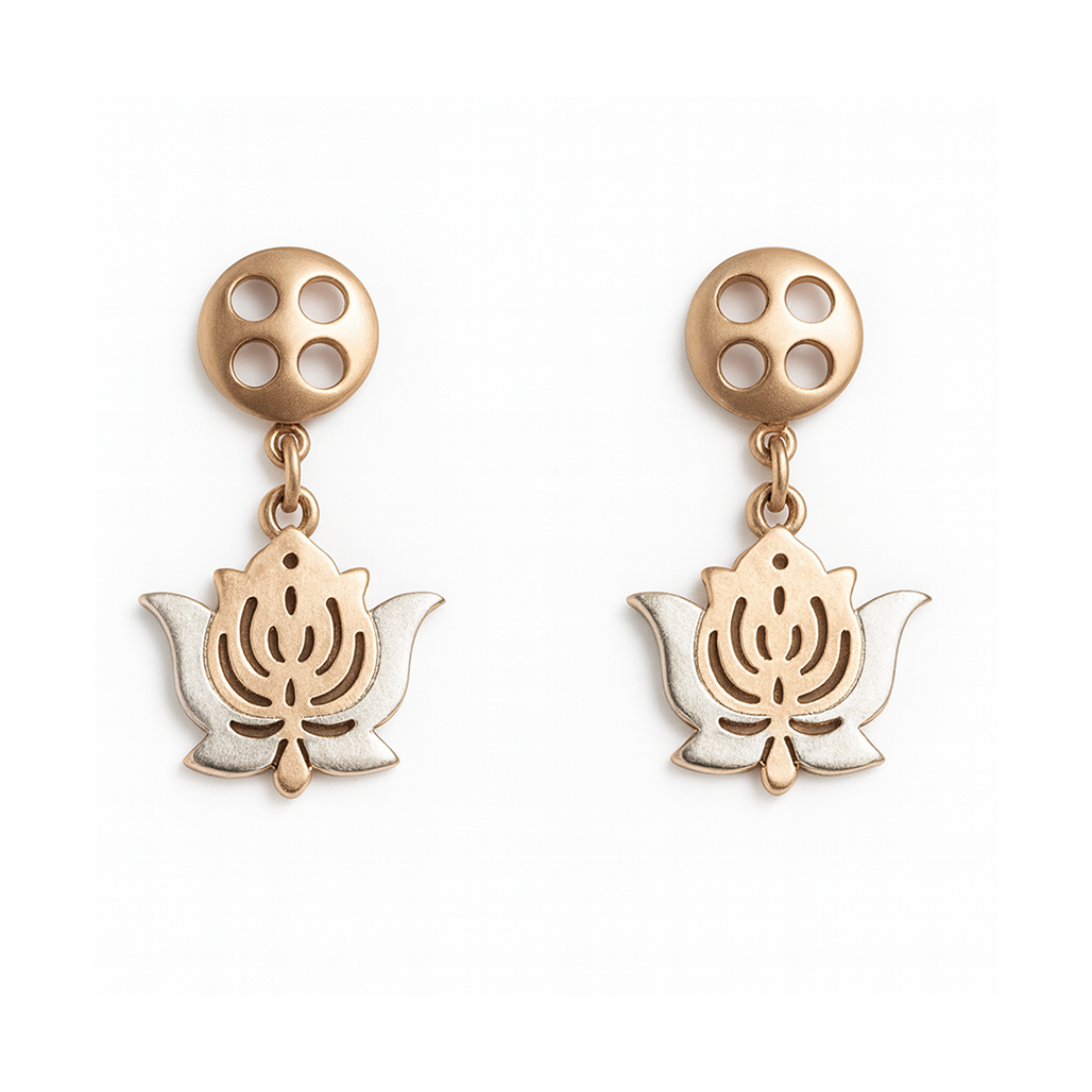 Divine Lotus Harmony Necklace Set