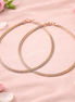 Three-Tone Fusion Braided 925 Silver Payal (Pair)