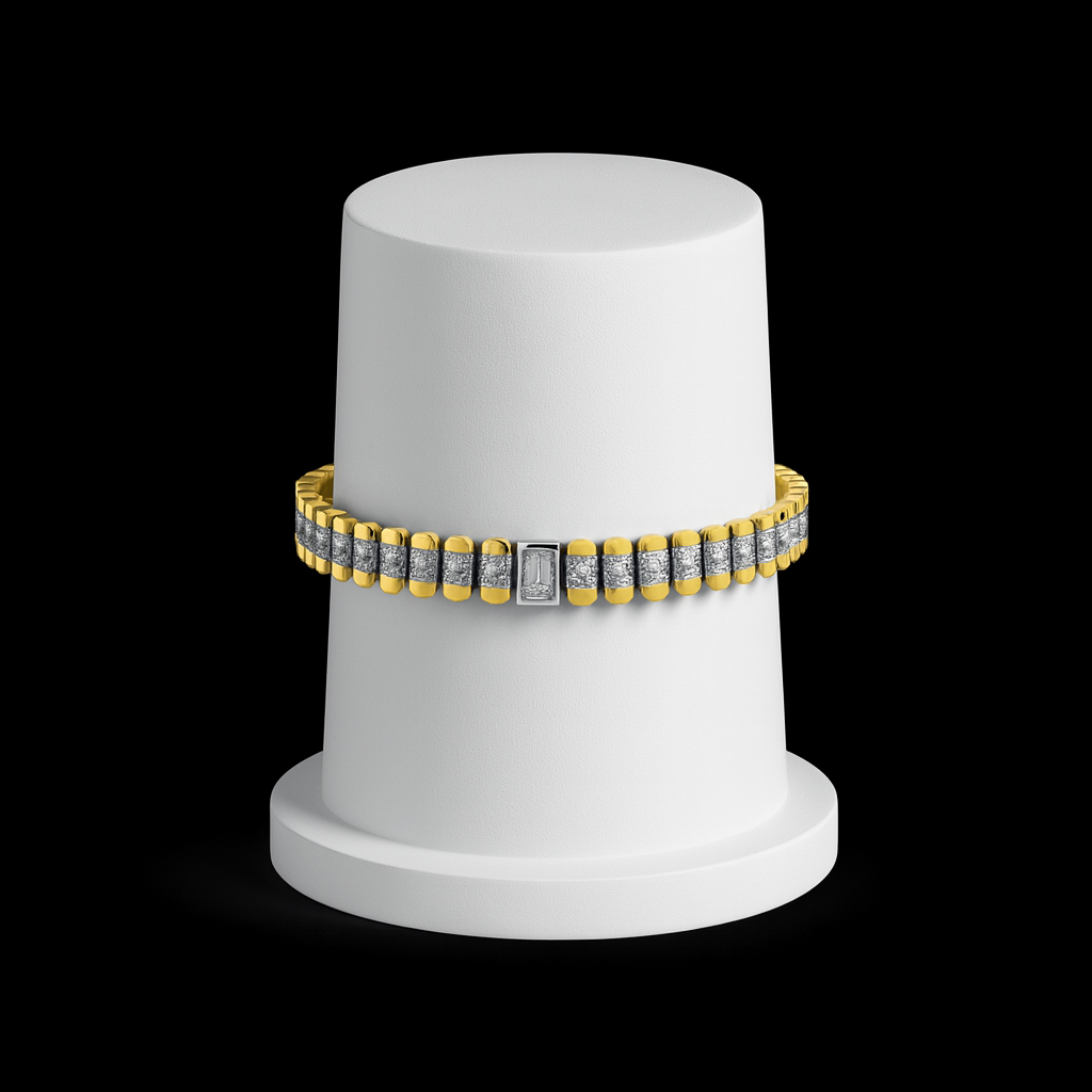 Imperial Radiance Diamond Bracelet for Men
