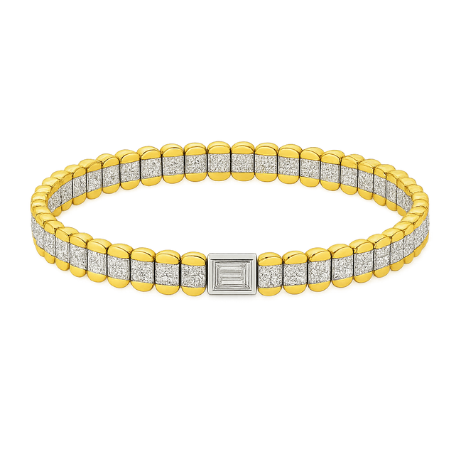 Imperial Radiance Diamond Bracelet for Men