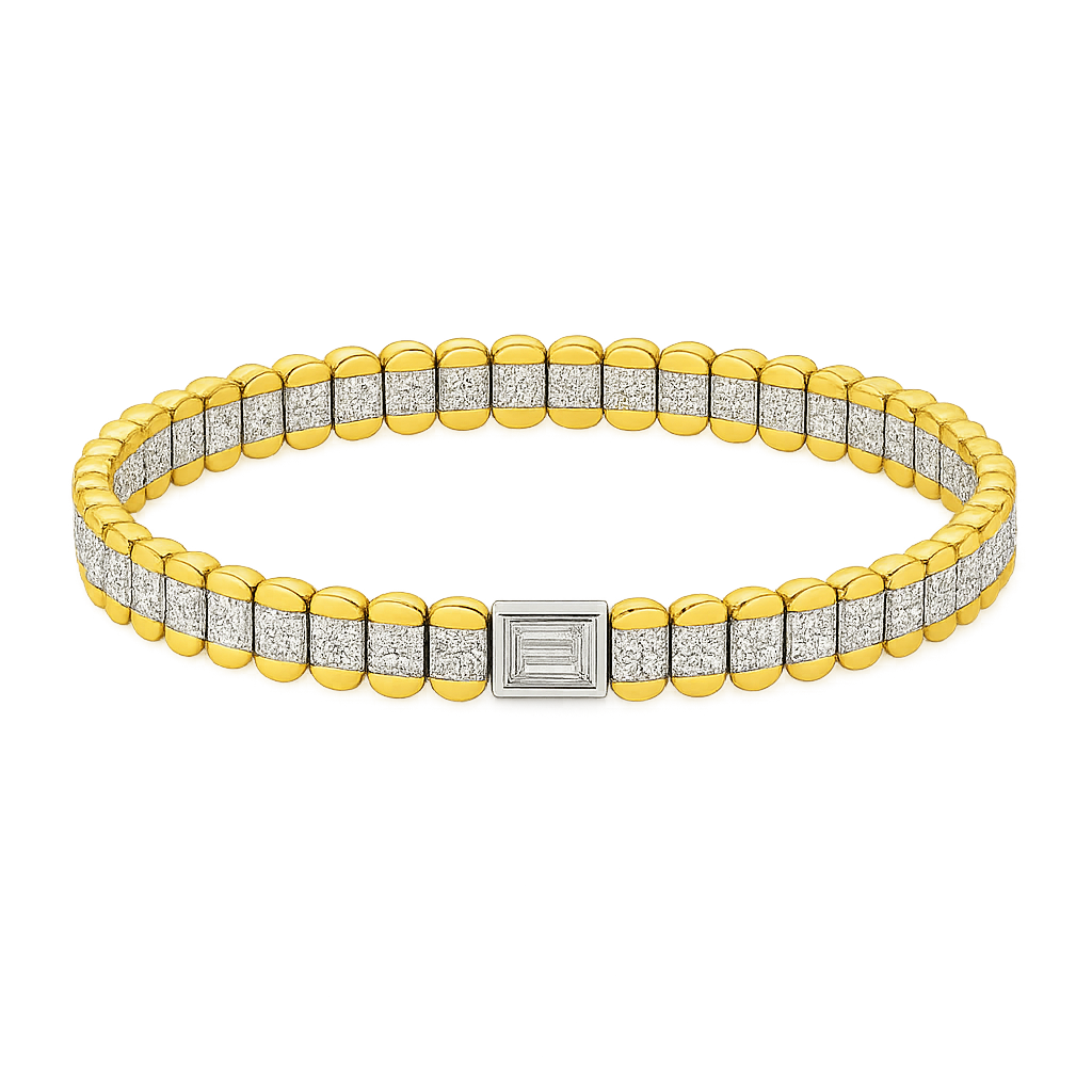 Imperial Radiance Diamond Bracelet for Men