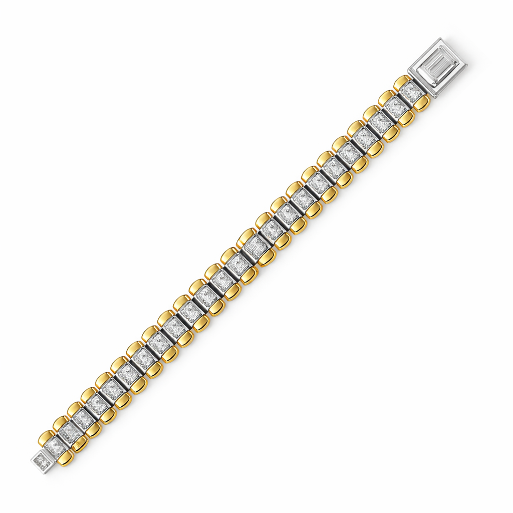 Imperial Radiance Diamond Bracelet for Men