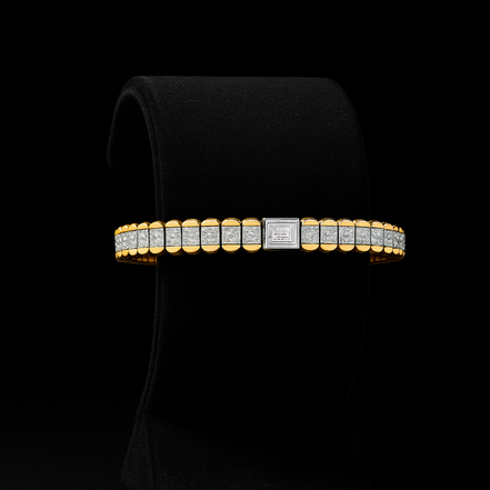 Imperial Radiance Diamond Bracelet for Men