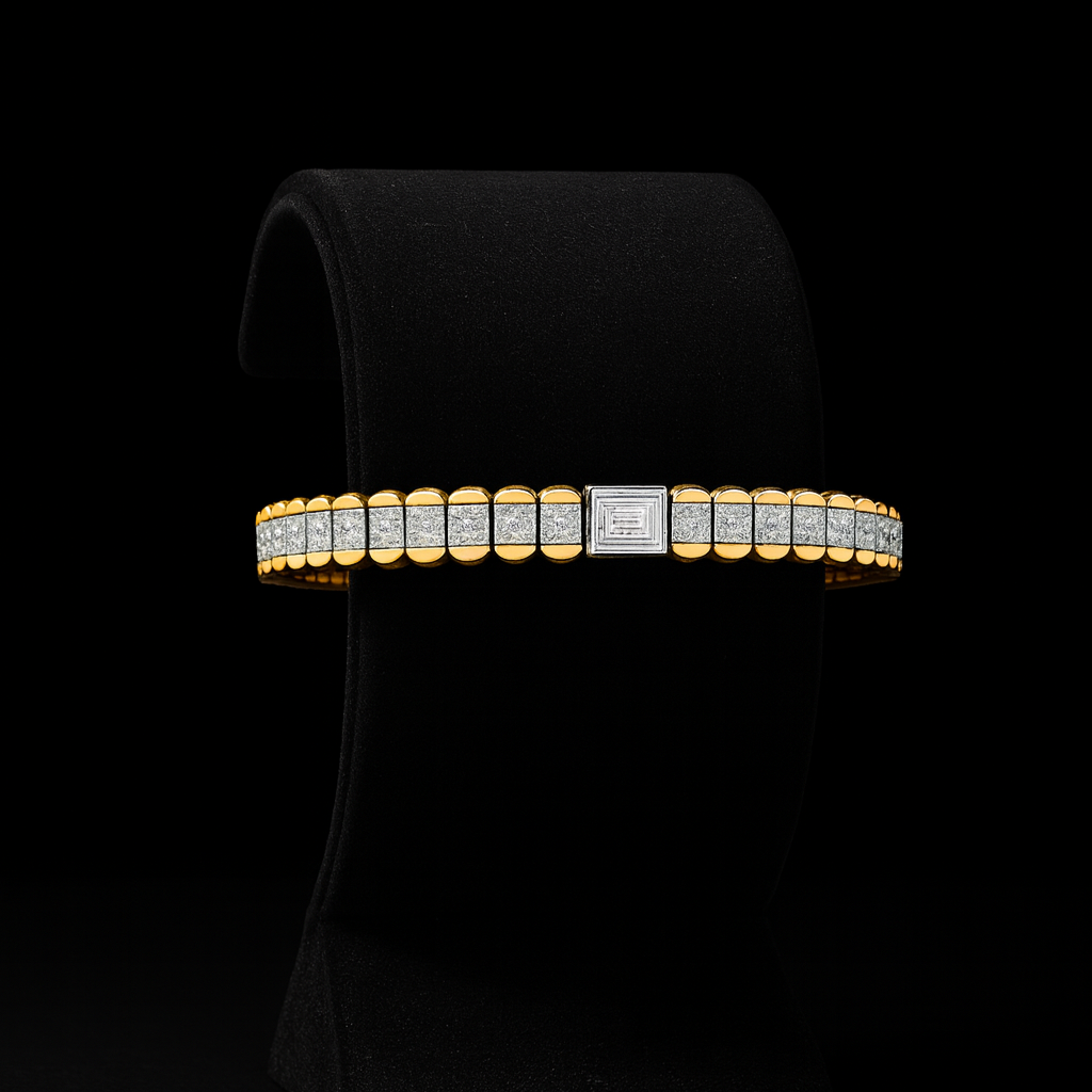 Imperial Radiance Diamond Bracelet for Men