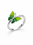 Green Butterfly Ring